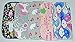 1 Ply Printed Flannel 8x8 Inches Little Wipes Set of 5 Unicorns and Rainbows