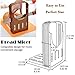 Sealive Bread Slicer Bread Machine Parts,Toast Bagel Loaf Sandwich Slicer Cutter Great for the Baker and Housewife, Foldable and Adjustable Home Kitchen Accessories, Easy to Use