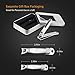 Chimocee Nail Clipper Set, 2PCS Sharpest Fingernail and Toenail Clippers for Men & Women, Stainless Steel Nail Clippers with Metal Case for Thick Nails