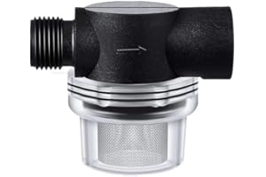 Cxztcl Water Pump Strainer, 1/2 Inch Hose Barb in-Line Strainer Twist-On Sprayer Filter for Water Pump RV Camper Marine Boat Lawn