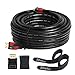 Postta HDMI Cable 50 Feet HDMI 2.0V Cable with 2 Piece Cable Ties+2 Piece HDMI Adapters Support 4K 2160P,1080P,3D,Audio Return and Ethernet