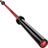 RICHUANG 7ft Olympic Barbell 28mm 45lb &ndash; 500/700/1000LB Bar for Home Gym | Ceramic coated steel. Smooth spinning sleeves. Fits 2" plates. For snatch, clean and jerk, squats, deadlifts, bench press.