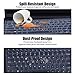 Ultra Thin Silicone Keyboard Protector Skin for Flex 5 14 inch, Flex 5 15.6 inch, Lenovo Yoga 720 15 15.6 inch Laptop Anti Dust Keyboard Case, Clear