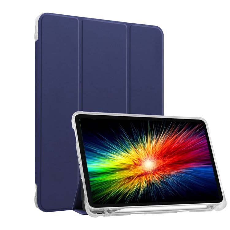 BXGH Case for iPad Pro 11 Inch 2022 (4th Gen)/2021 (3rd Generation)/2020 (2nd Gen), iPad Smart Case, Alarm Clock/Auto Sleep - Navy