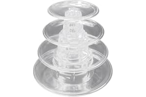 Gorilley Macarons Display Tower 4-Layer Cupcake Stand Food Display Stand Cake Stand Wedding Decoration Birthday Party Favor