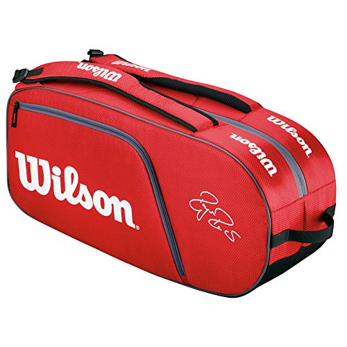federer team 6 pack tennis bag