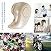 Sunvito Ultra Small Bluetooth 4.0 Headset Headphone Earphone Mini Invisible In-ear wireless Headphones Support Hands-free Calling For Smartphones with Bluetooth (Fleshcolor)