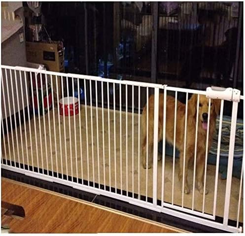 犬のフェンス 階段暖炉フェンスガードレール圧力マウント用ペットフェンス拡張赤ちゃんの安全ゲートがドアの自動閉鎖ウォークスルー 絶縁手すり Color White H78cm Width Size 5 214cm Teechip Net