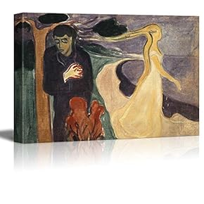 "Separation by Edvard Much - Canvas Art Home Art - 12x18 inches