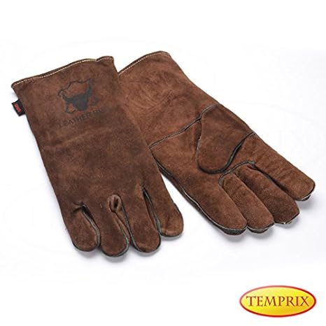 Braun Kamin Grill Ofen Langlebig Größe S hitzebeständig mit langer