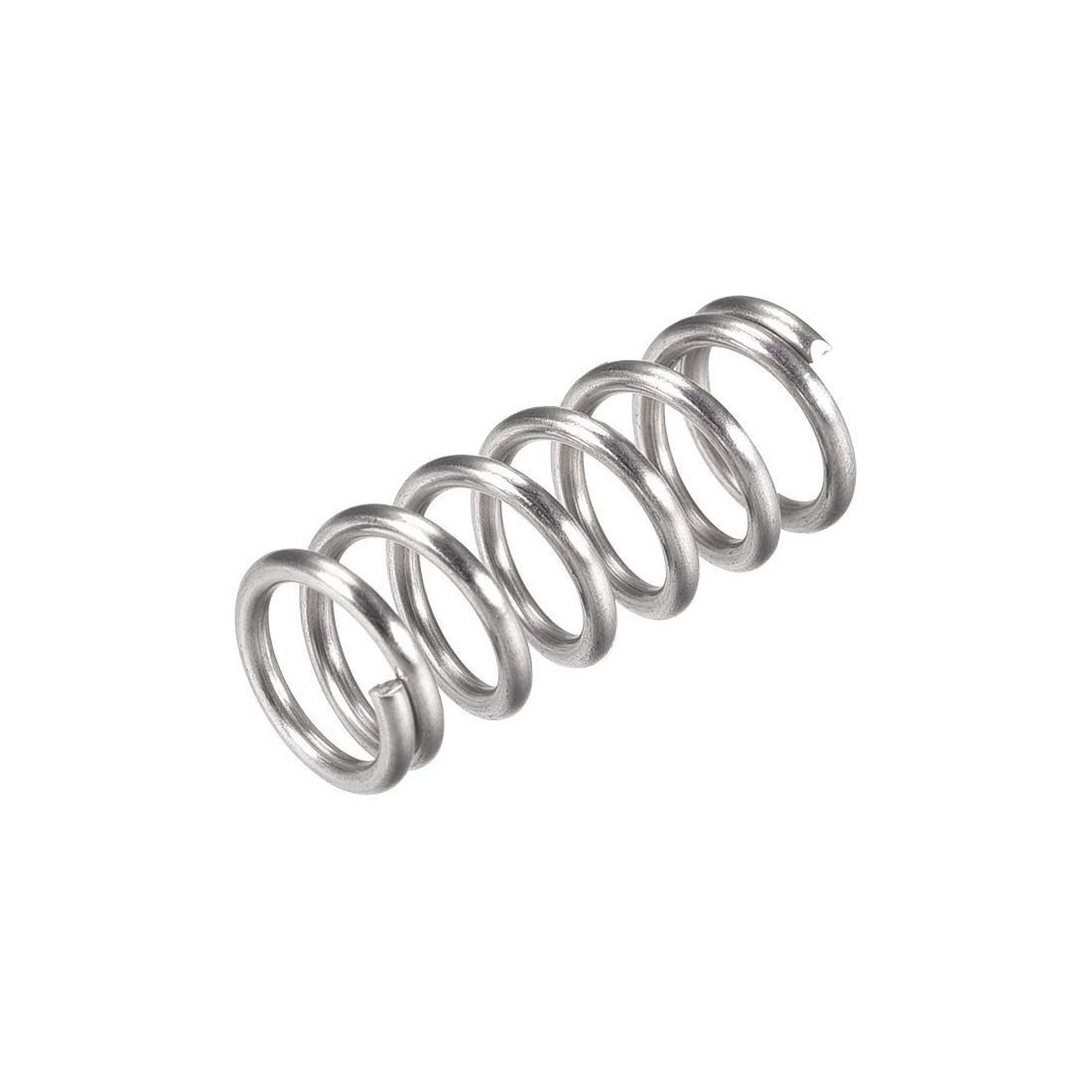 TOP-VIGOR 10Pcs Compression Spring, 12mm OD,1.6mm Wire Size,30mm Free Length Dual Extended Durable Dual Hook Tension Spring for Furniture Screen Doors Repair Projects