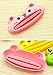 DMtse 4 X Home Design Shape Animal Toothpaste Tube Squeezers Roll Clip Tool