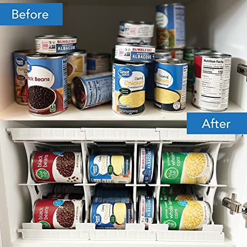 Shelf Reliance Cansolidator Pantry 40 Cans Can Organizer for Pantry