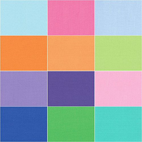 Me and My Sister Designs Bella Solids Designer Series 12 Fat Quarter Bundle Moda Fabrics 9900ABMMS