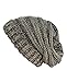 NYFASHION101 Oversized Baggy Slouchy Thick Winter Beanie Hat, Brown Mix
