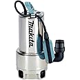 Makita PF1110 Electric Submersible Pump, Dirty Water Up To 35 mm Particle Size) 1100 W Stainless Steel
