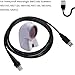 VIMVIP 6FT USB Cable for Honeywell Metrologic Barcode Scanners MS5145, MS7120, MS9540, MS7180, MS1690, MS9590, MS9520 (Black)