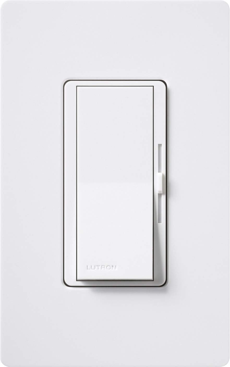 Lutron Diva Preset Dimmer w/Locator Light, 1000W, 3-Way, 120V, White