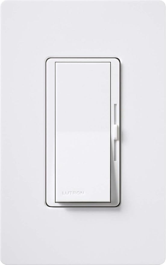 Lutron Diva Preset Dimmer w/Locator Light, 1000W, 3-Way, 120V, White