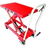 Giant Move MP-EA22 Heavy Duty Lift Table, 500 lb. Capacity, 28.5" Maximum Table Height, Orange
