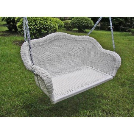 Wicker Resin/Steel Patio Porch Swing