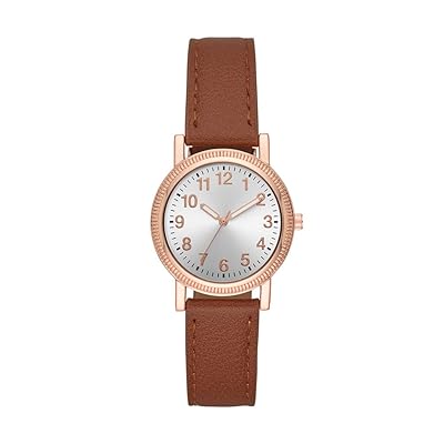 Buy Folio Womens Cognac Vegan Leather Watch at Ubuy Bangladesh