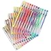 oobest 60 Multi Color Glitter Gel Pens Set Drawing Pens for Adult Coloring Books, Scrapbooking, Doodling, Drawing, Writing, Sketching and Craft