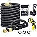 Lifecolor 50' Expanding Hose Stretch Hosepipe, 9 Functions Sprayer, Strongest Expandable Garden Hose With Double Latex Core, Solid Brass Connector and Extra Strength Fabric for Car Garden Hose Nozzle