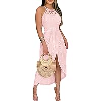 CHICME Women's Strapless Maxi Bodycon Dresses Wrap Asymmetrical Beach Maxi  Long Dress Beach Sunset Dress Green-S at Amazon Women's Clothing store