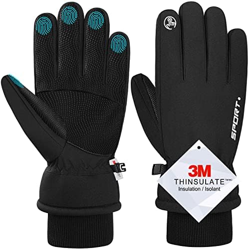 30℉ Winter Gloves Touchscreen Gloves Thermal Gloves for Running