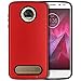 Moto Z2 Force Case,SENON Slim-fit Shockproof Anti-Scratch Anti-Fingerprint Protective Case Cover for Motorola Moto Z Force (2nd Generation) Red