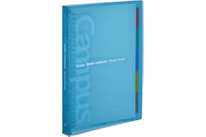 Kokuyo Campus Loose-Leaf Binder Slide for one-Touch Light Blue B5 Binding Device up to 100 miles-P333NLB (Japan Import)
