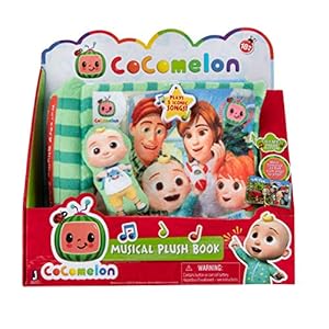 CoComelon Nursery Rhyme Singing Time Plush Book, Featuring Tethered JJ Plush Character Toy, for JJ’s Daily Musical…