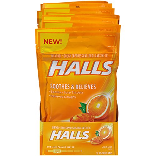 Halls Extra Strength Intense Cool Cough Drops with Menthol 360
