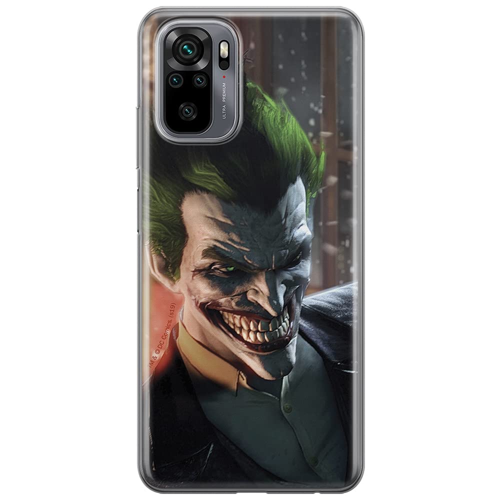 ERT GROUP mobile phone case for Xiaomi REDMI NOTE 10/ 10S original and officially Licensed DC pattern Joker 004 optimally adapted to the shape of the mobile phone, case made of TPU