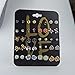 20 Pairs Fashion Stud Earrings Set for Women Girl Kid Different Colorful Shape Stud earrings Birthday Valentine