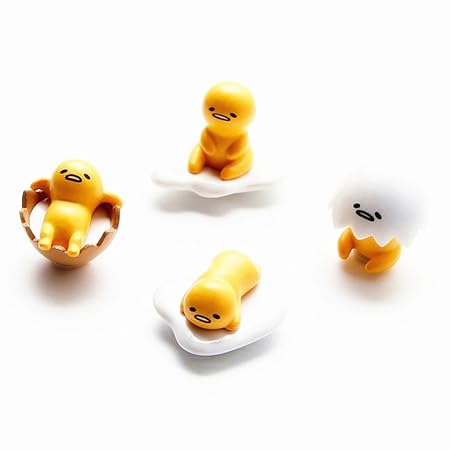huayoung Pack de 4 Creative Cartoon Lovely yema imanes para nevera ...