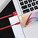 Micro USB Cable, Anlyso 2Pack 6 FT High Speed Nylon Braided USB A to Micro B Android Charger Cable Cord for Samsung Galaxy S7 Edge/S6/S4,Note 5/4,HTC,LG,Tablet (Red and Black Gray)