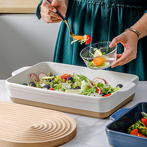 HVH Large Casserole Dish, 9x13 Baking Dish for Oven, Ceramic Lasagne