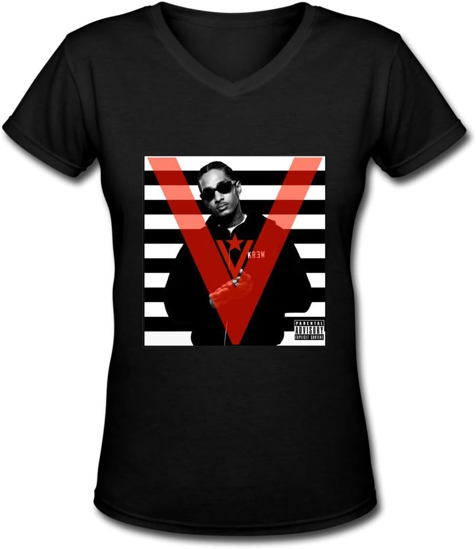 FGJGHK Nipsey Hussle Great Fashion Women's Cool V-Neck T-Shirt