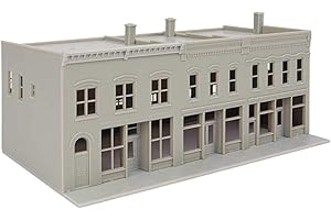 Walthers Cornerstone N Scale Building/Structure Kit Merchant's Row III Downtown
