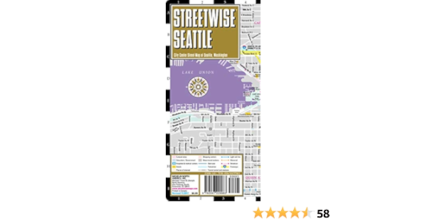 Streetwise Seattle Map Laminated City Center Street Map Of Seattle Washington Michelin Streetwise Maps Michelin 9782067229983 Amazon Com Books