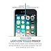 iPhone 8 7 Screen Protector, Maxboost [2-Pack] Tempered Glass Privacy Screen Protector for iPhone 8, iPhone 7 2016 2017 Anti-Spy/Scratch/Fingerprint Fit Most Case 99% Touch Accurate - Privacy Black
