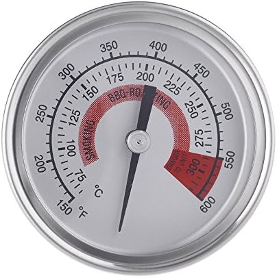Pyrsun(TM) F&amp;C 2.25" Stainless Steel BBQ Smoker Pit Grill Thermometer Temp Gauge with Dual Gage BBQ Accessories