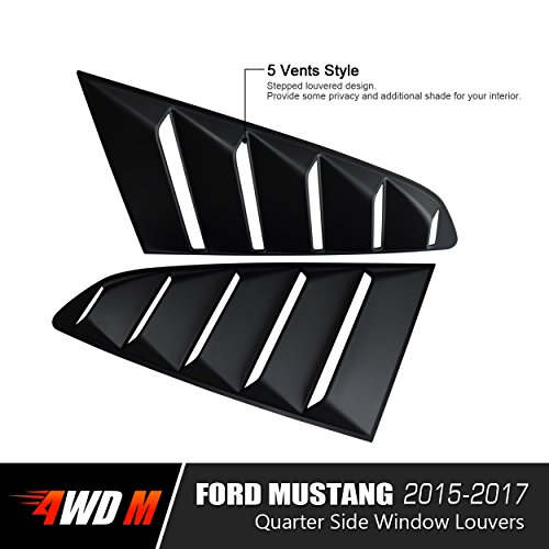 2 Allinoneparts+Quarter+Window+Louvers+Mustang