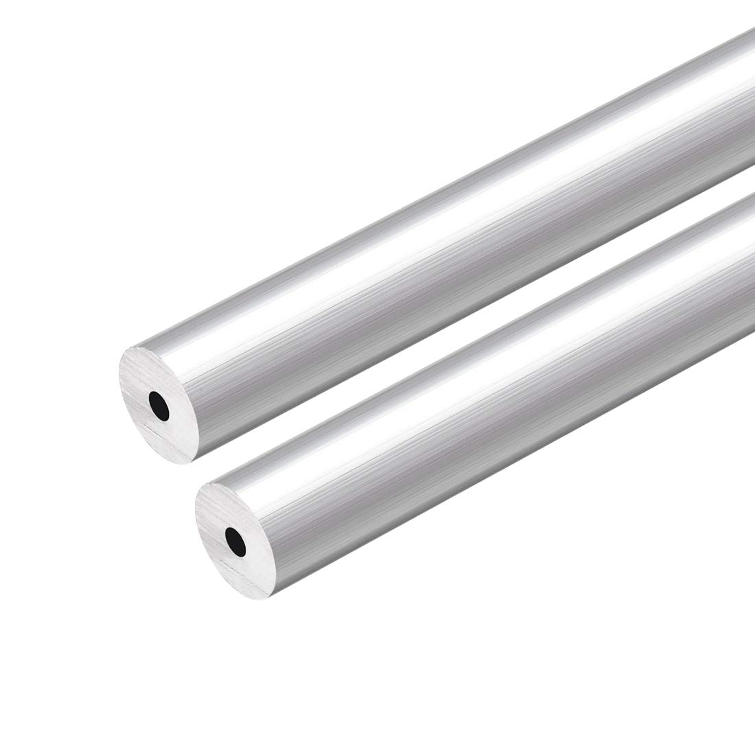 uxcell 6063 Aluminum Round Tube, 300mm Length 12mm OD 3mm Inner Dia Seamless Aluminum Straight Tubing 2 Pcs
