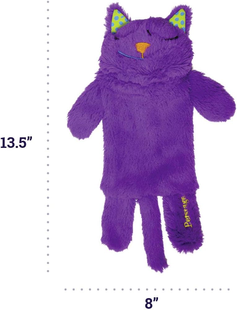 Petstages Purr Pillow Cat Toy For Nightime Play and Calm Comfort Featuring Soothing Noisemaker, Soft Plush Material : Pet Supplies
