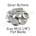 Cover Buttons - 1 1/8