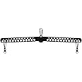 KORIKAHM Multi-Grip LAT Pull Down Bar for Home Gym Fitness, Spreader Plate LAT Pulldown Attachments for Pulley System Cable Machine, Double to Single Cable Attachment Exercise Handle