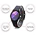 Zeiger Cool Kids' KW011 Analog Starry Young Boys Girls Children Teen Wrist Watch with Silicon Black Resin Rubber Strap